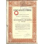 1937 [CONSUL LEON REMBISZEWSKI] SILESIAN LIPINA MINES AND ZINC WORKS. 100 ZŁ.