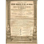 1912 [BOND OF THE CITY OF PARIS] VILLE DE PARIS EMPRUNT MUNICIPAL DE 1912. 10 FRANCS.