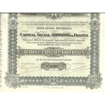 1910 [ELECTRICITY AND STREETCARS OF ODESA]. SOCIETE D'ELECTRICITE D'ODESA. 100 FRANKS.