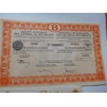 1881-1965. ZBIÓR 5 AKCJI KOLEJOWYCH Z ROSJI, BELGII, FRANCJI, TUNEZJI.