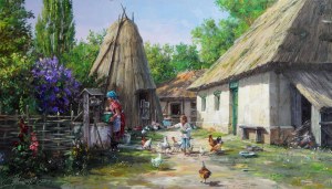 Valery Chernyenko, Summer in the countryside, 2022