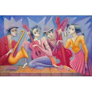 Bohdan Vincent Loboda, Quartet on vacation, 2024