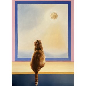 Marta Sobierajska, Le chat et le soleil, 2023