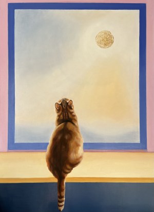 Marta Sobierajska, Die Katze und die Sonne, 2023