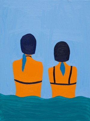 Agnieszka Brzezinska, Swimmers II from the series Sisters, 2023