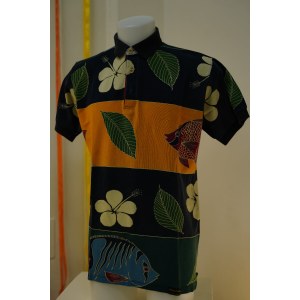 POLO FANCY FLOWERS, FOLIAGE AND FISH, GIANNI AGNELLI FOR LUCIO DALLA 1994