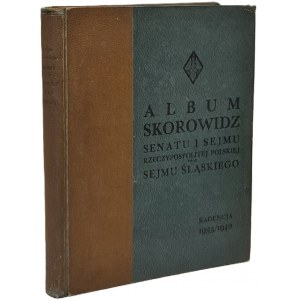 Album Skorowidz Senatu i Sejmu Rzeczypospolitej Polskiej oraz Sejmu Śląskiego kadencja 1935 - 1940 ILUSTRACE