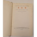 CHŁĘDOWSKI Kazimierz - ROME. LUDZIE ODRODZENIA Wyd.1922