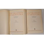 Aleksander Brückner - ENCYKLOPEDIE STAROPOLSKA Svazky I-II Wyd. 1939 Trzaska Evert i Michalski ILUSTRACE