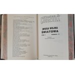 CHURCHILL Winston S. - DRUGA WOJNA ŚWIATOWA Tomy I-VI (komplet) Wyd. I