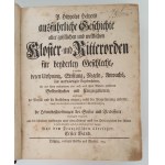 HELYOT Historia zgromadzeń zakonnych i wojskowych Leipzig 1753 - komplet tablic w kolorze BARDZO RZADKIE!