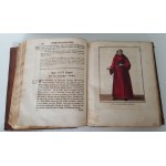 HELYOT Historia zgromadzeń zakonnych i wojskowych Leipzig 1753 - komplet tablic w kolorze BARDZO RZADKIE!
