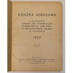 Książka adresowa członków Związku Żyd. Stowarzyszeń Humanitarnych B'nei B'rith w Rzeczypospolitej Polskiej w Krakowie. Kraków 1937