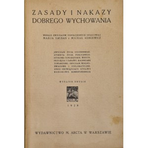 Kurcewicz Michał, Vauban Maria - Zasady i nakazy dobrego wychowania, Warszawa 1928.