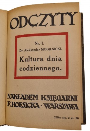 Mogilnicki Aleksander - Readings Daily Culture, Warsaw 1917