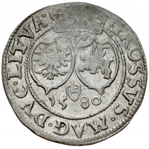 Stefan Batory 1576-1586, Grosz 1580, Wilno. RR.