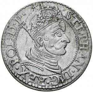 Stefan Batory 1576-1586, Grosz 1579, Gdansk.