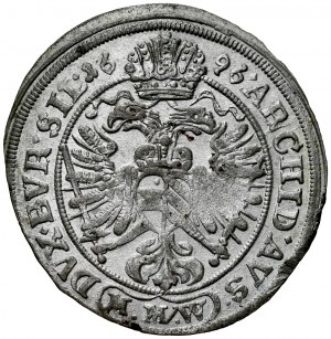 Silesia, Leopold I 1657-1705, 3 krajcary 1696 MMW, Wroclaw.