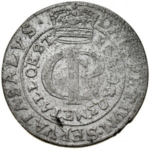 Jan II Kazimierz 1649-1668, Tymf 1663 A-T, Lwów.