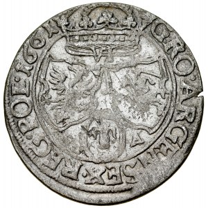Jan II Kazimierz 1649-1668, Szóstak 1661 GB-A, Lwów.
