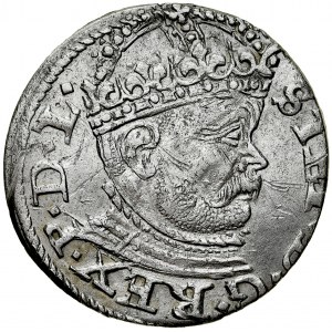 Stefan Batory 1576-1586, Trojak 1586, Ryga.