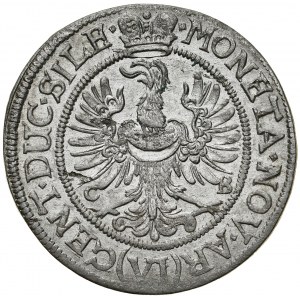 Śląsk, Księstwo Legnicko-Brzesko-Wołowskie, Ludwika 1673-1680, VI krajcarów 1673 C-B, Brzeg.