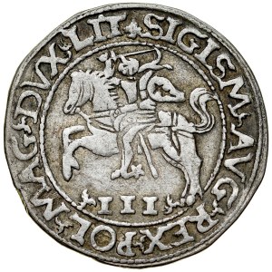 Zygmunt II August 1545-1572, Trojak szyderczy 1565, Wilno. R.