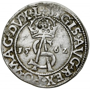Zygmunt II August 1545-1572, Trojak 1562, Wilno. L/LI
