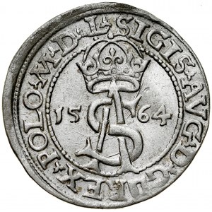Zygmunt II August 1545-1572, Trojak 1564, Wilno. L/LI.