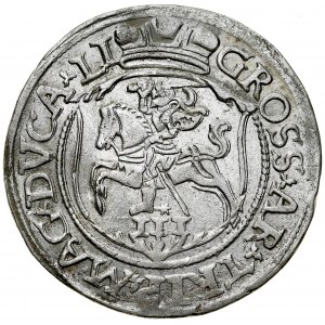 Zygmunt II August 1545-1572, Trojak 1564, Wilno. L/LI.