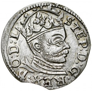 Stefan Batory 1576-1586, Trojak 1583, Riga.