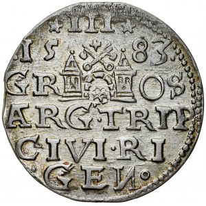 Stefan Batory 1576-1586, Trojak 1583, Ryga.
