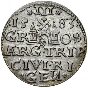 Stefan Batory 1576-1586, Trojak 1583, Ryga.