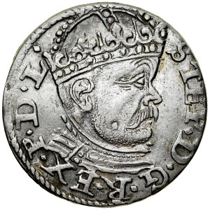 Stefan Batory 1576-1586, Trojak 1585, Riga.
