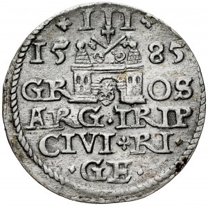 Stefan Batory 1576-1586, Trojak 1585, Riga.