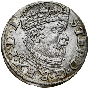 Stefan Batory 1576-1586, Trojak 1586, Ryga.