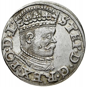 Stefan Batory 1576-1586, Trojak 1586, Ryga.
