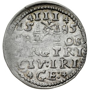 Stefan Batory 1576-1586, Trojak 1585, Riga, imitation.