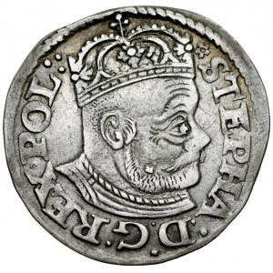 Stefan Batory 1576-1586, Trojak 1580, Olkusz. RR.