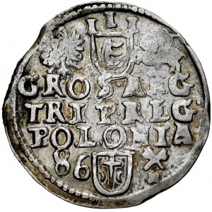 Stefan Batory 1576-1586, Trojak 1586, Poznań.