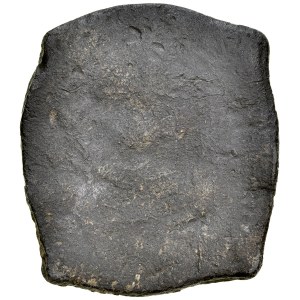 Gdańsk, Żeton 1556, jednostronny, A.: Renesansowy kartusz z herbem miasta Gdańska, nad nim data 1556, po bokach ozdobniki.