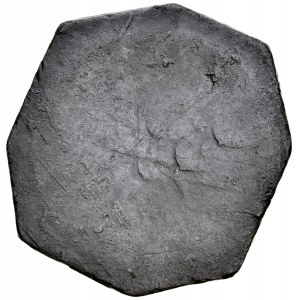 Gdańsk, Żeton 1576, jednostronny, A.: Renesansowy kartusz z herbem miasta Gdańska, w polu cyfry 7-6 oraz ozdobniki. Multipla.
