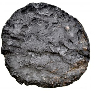 Gdańsk, Żeton 1576, jednostronny, A.: Dwa lwy trzymające renesansowy kartusz z herbem miasta Gdańska, w polu napis: *WAL*, na obrzeżu data 1576, Multipla.
