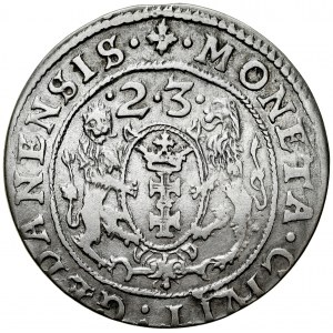 Zygmunt III 1587-1632, Ort 1623, Gdańsk.