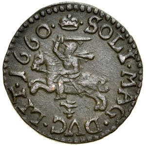 Jan II Kazimierz 1649-1668, Szeląg 1660 TLB, Ujazdów.