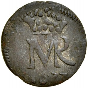 Michał Korybut Wiśniowiecki 1669-1673, Szeląg 1672, Elbląg, data 167Z.