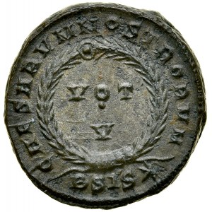 Rzym, Konstantyn II 317-340, Zredukowany follis 320-321, Siscia.