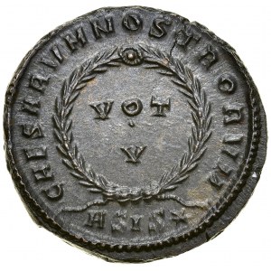 Rzym, Konstantyn II 317-340, Zredukowany follis 320-321, Siscia.