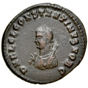 Rzym, Konstantyn II 317-340, Zredukowany follis 320-321, Heraclea.