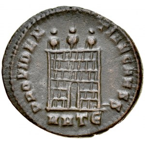 Rzym, Konstantyn II 317-340, Zredukowany follis 320-321, Heraclea.